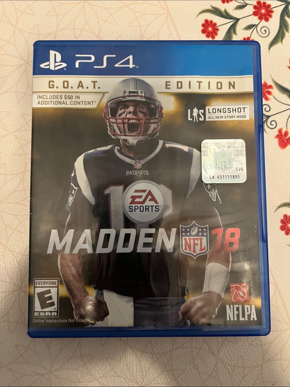 Madden NFL 18 PS4 G.O.A.T. Edition - Black & Blue